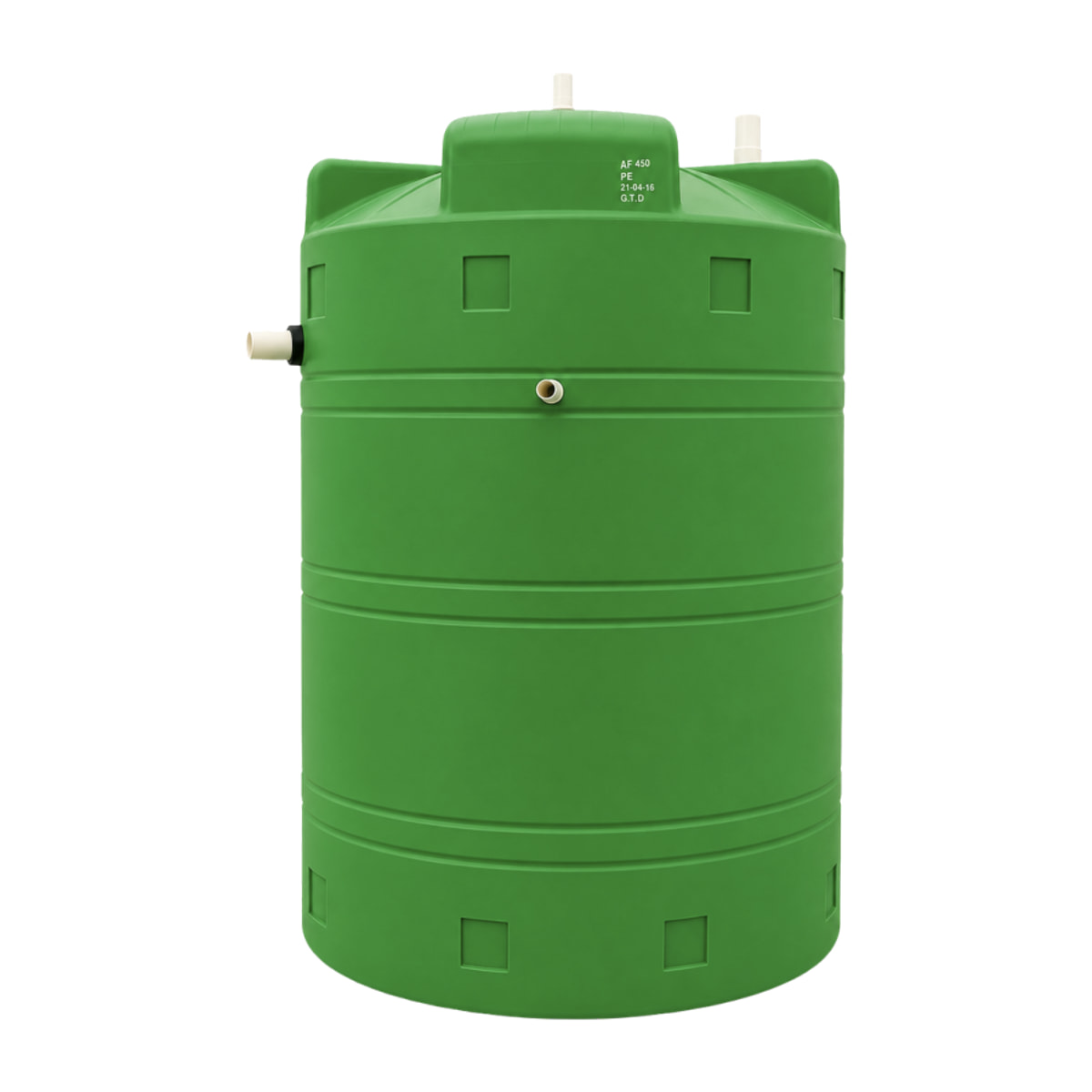 Biodigestor Biosplash autolimpiable de 10,000 litros, plano