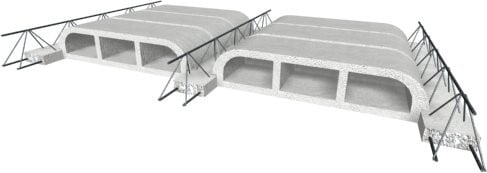 Bovedilla de concreto 70-20-20, peralte 20 cm, pieza