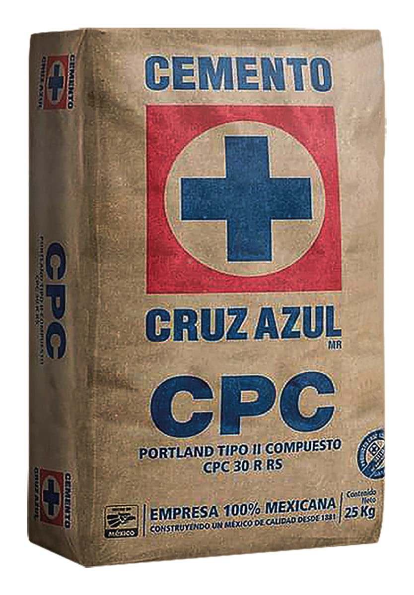 Cemento Cruz Azul 25 kg