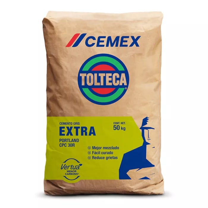 Cemento gris Tolteca 50 kg