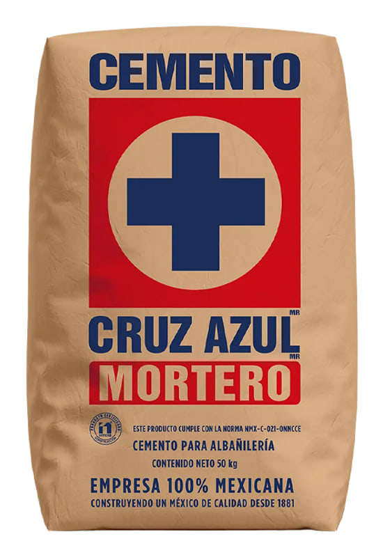 Mortero Cruz Azul 50 kg