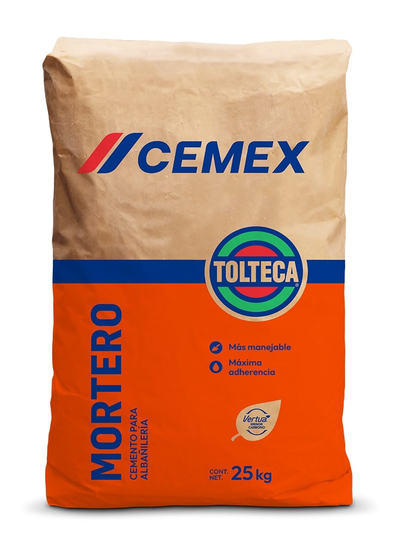 Mortero Tolteca 25 kg