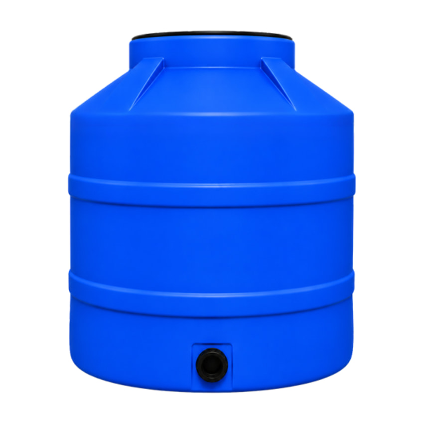 Tinaco Biosplash tricapa de 450 litros, azul, con accesorios