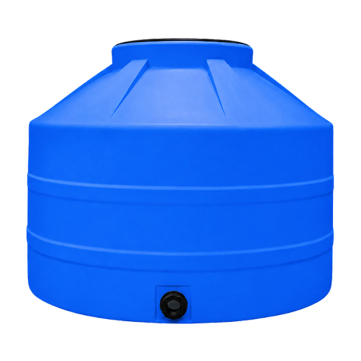 Tinaco Biosplash tricapa de 750 litros, azul, con accesorios